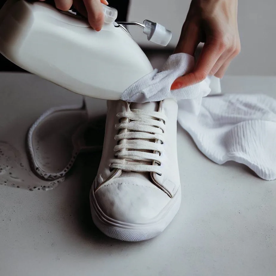 Jak czyścić białe buty materiałowe