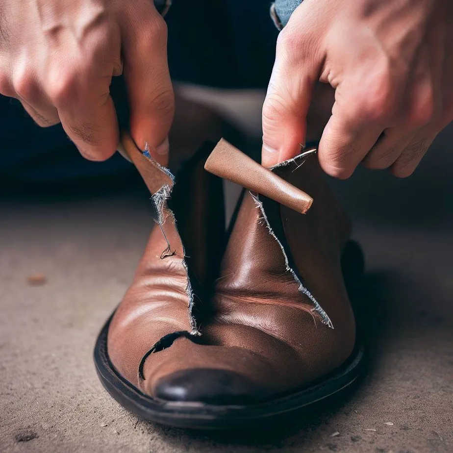 Jak naprawić zdarte czubki butów