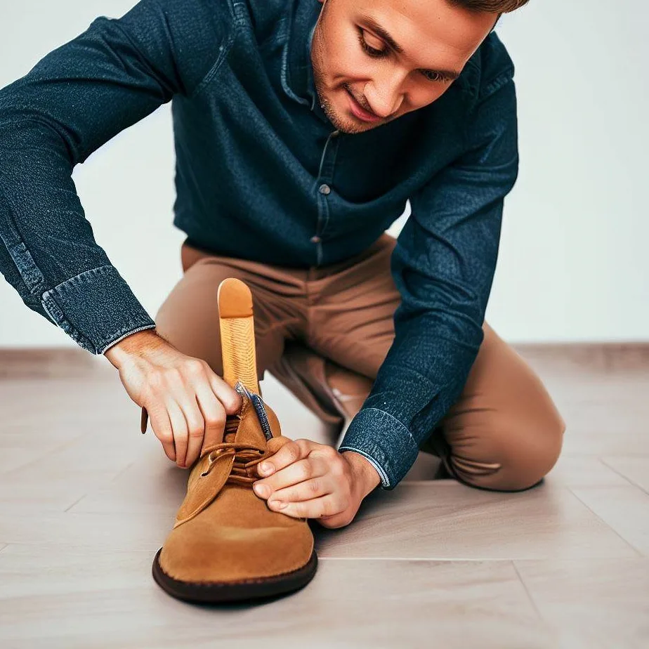 Jak rozciągnąć buty zamszowe