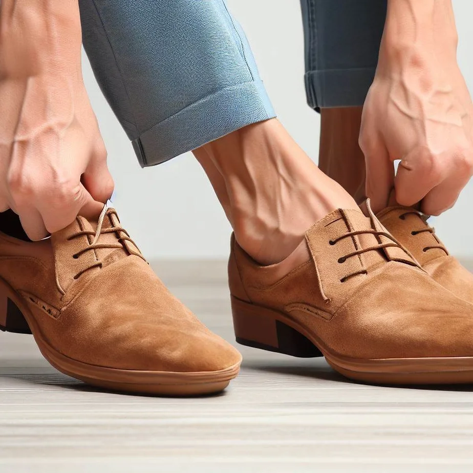 Jak rozciągnąć buty zamszowe na szerokość