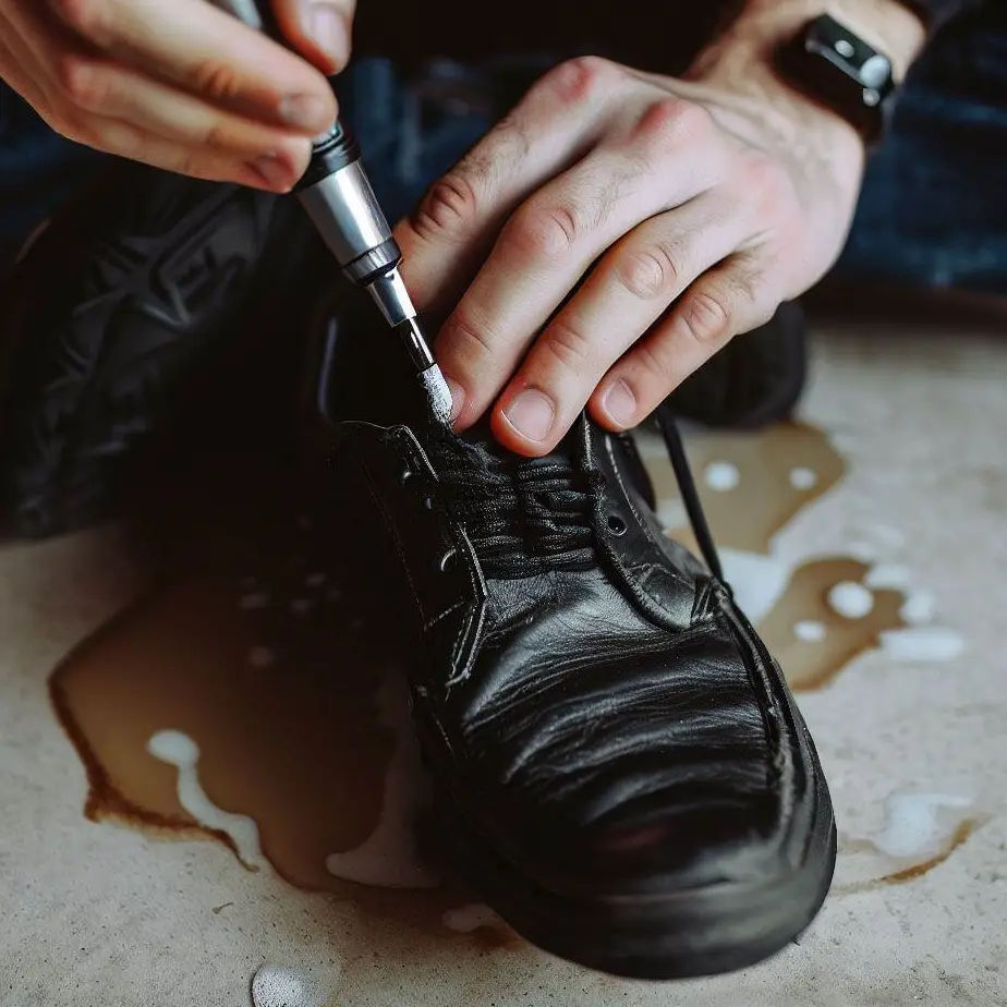Jak zmyć długopis z butów