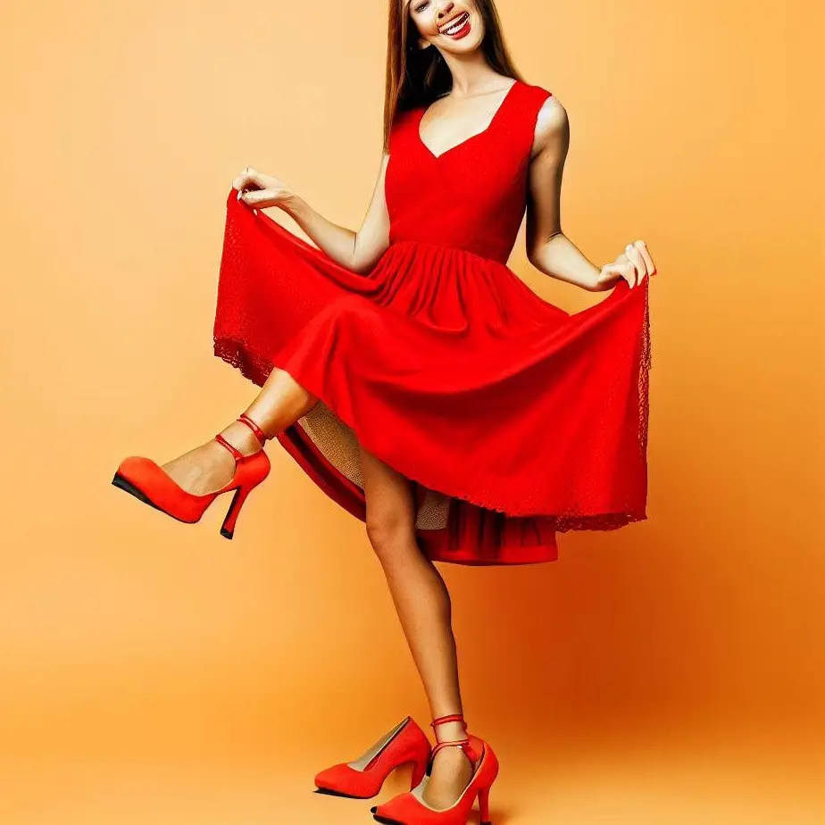 Jaka sukienka do czerwonych butów